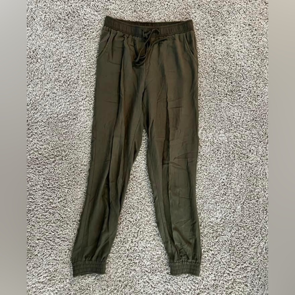 Olive green joggers - pacsun